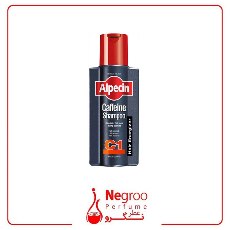 شامپو ضد ریزش کافئین C1 آلپسین 250 میل اصل ا Alpecin Caffeine C1 Anti Hair loss 250ml