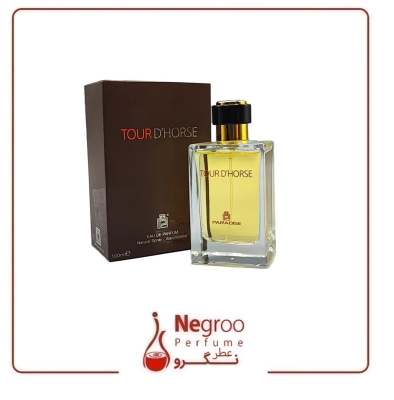 ادکلن مردانه پارادیس Tour D Horse حجم 100 میل تق هرمس