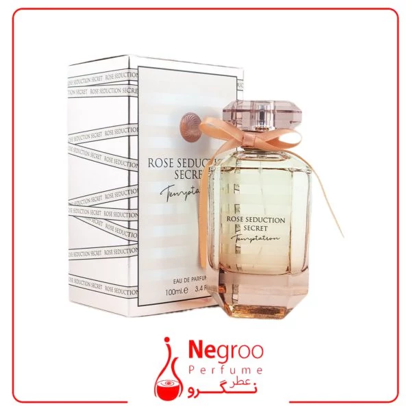 ادوپرفیوم زنانه فراگرنس ورد Fragrance World مدل Rose Seduction Secret Temptation