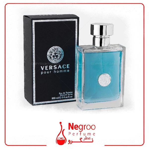 ادکلن ورساچه پور هوم مردانه (ورساچه آبی ) Versace Pour homme