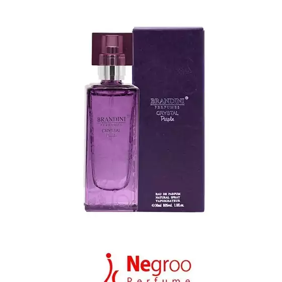 عطر جیبی زنانه برندینی مدل کریستال بنفش