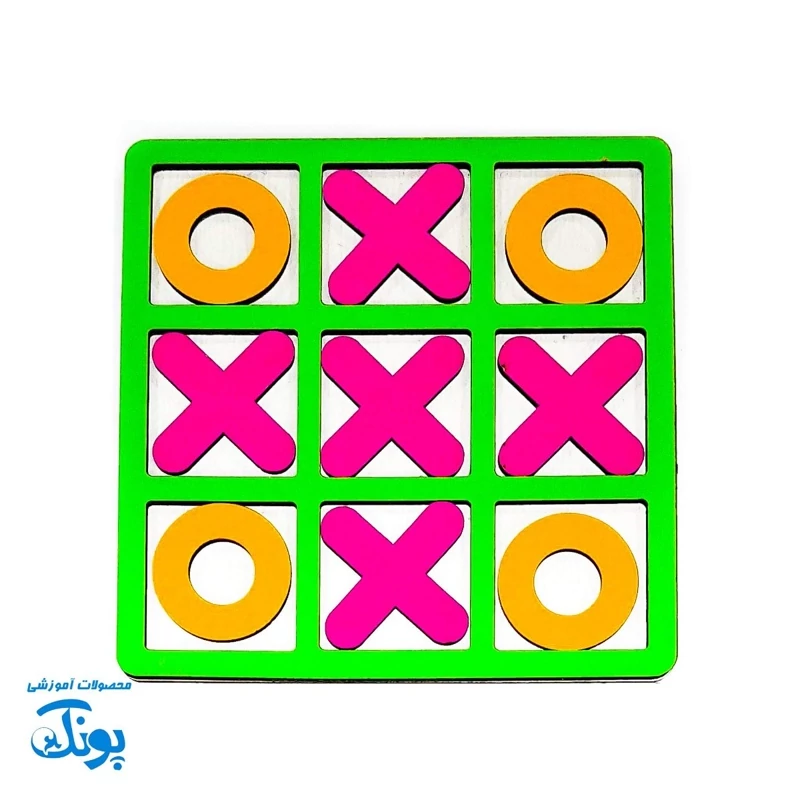 بازی دوز ایکس او چوبی 10 در 10