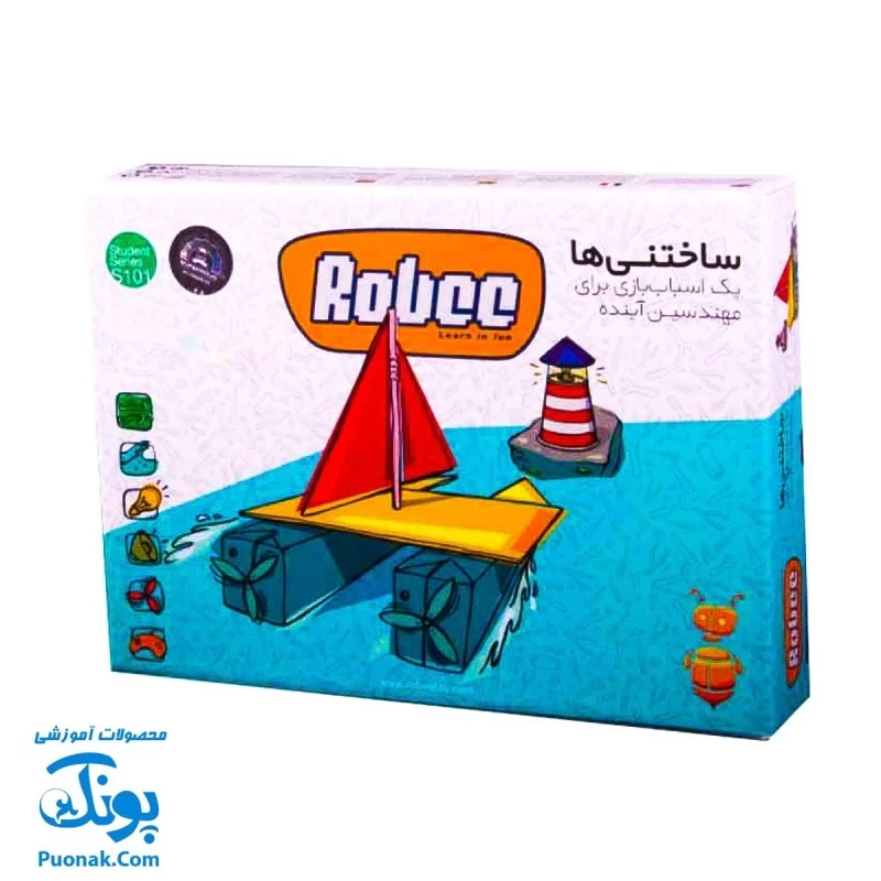 بازی فکری آموزشی ساختنی رباتیک روبی ساختنی‌ها 1 |  Robee S101