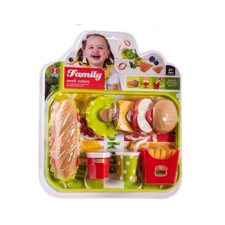 ست اسباب بازی فست فود مدل Family Small Cutlery