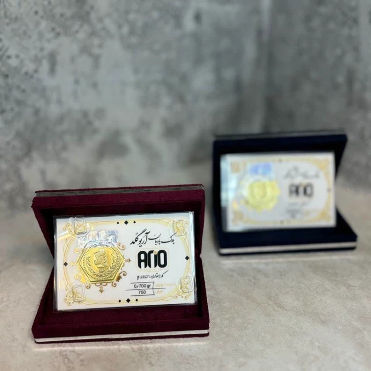 سکه طلا پارسیان (آریوگلد)40 سوت 18عیار(ارسال رایگان)
