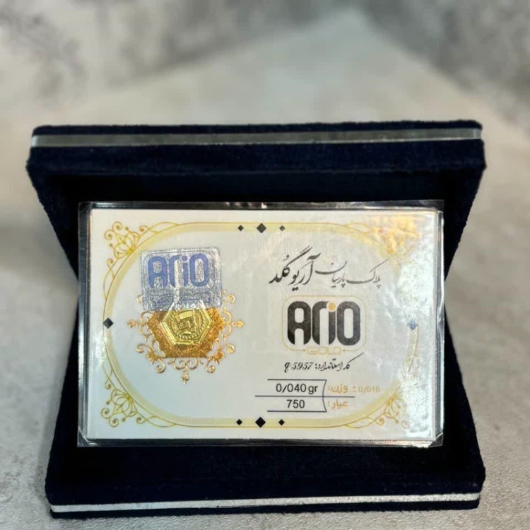 سکه طلا پارسیان (آریوگلد)40 سوت 18عیار(ارسال رایگان)