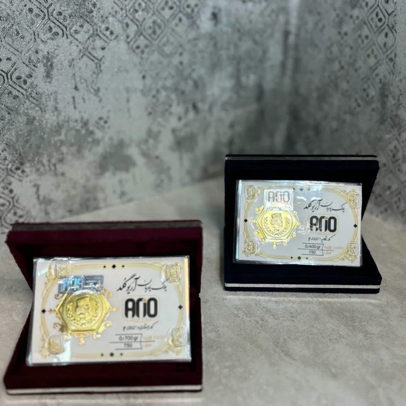 سکه پارسیان (آریو گلد) 300 سوت 18 عیار(ارسال رایگان)