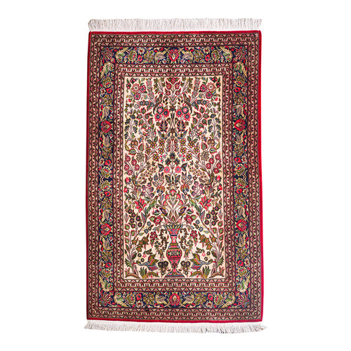 فرش دستبافت ذرع و نیم مدل قم