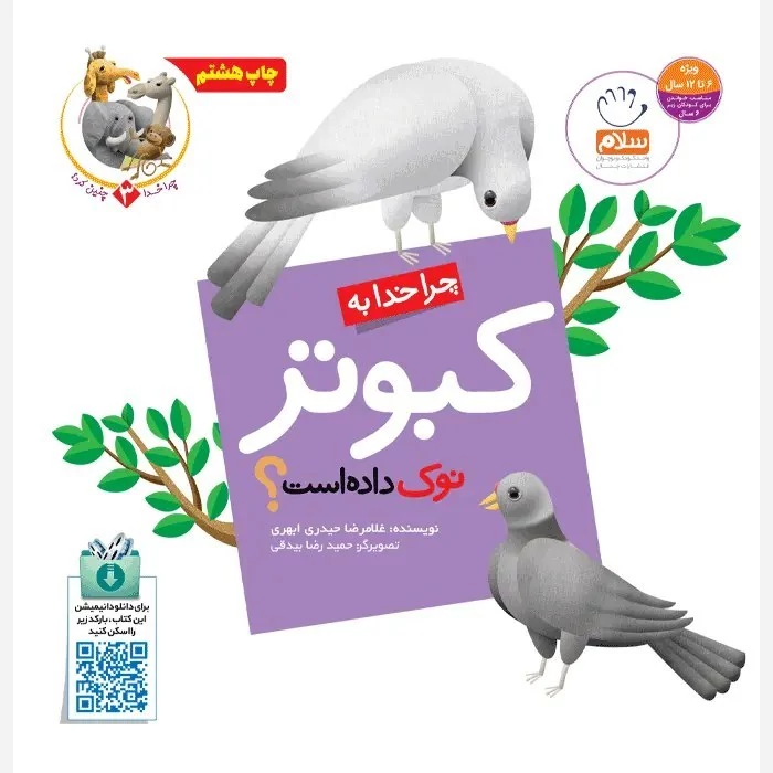 کتاب چرا خدا به کبوتر  نوک داده است نوشته غلامرضا حیدری ابهری نشر جمال