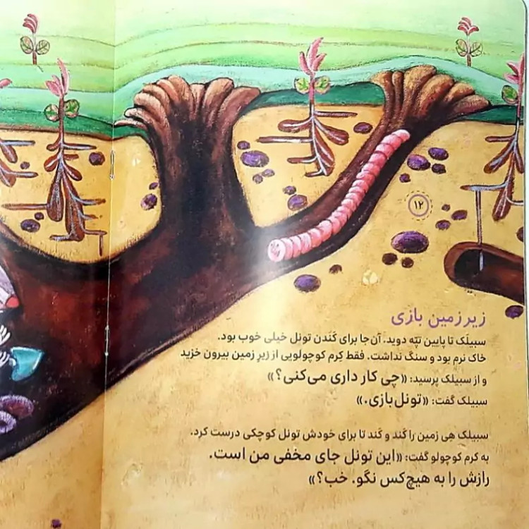 کتاب زیرزمین بازی (از مجموعه داستان های شکر خدا/نوشته خانم کلرژوبرت)