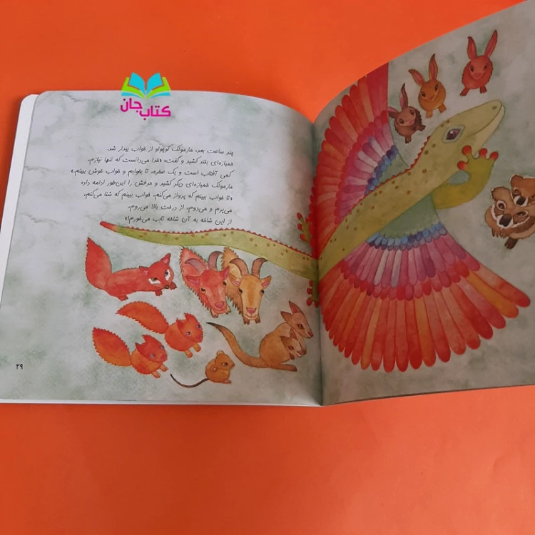 کتاب قصه ی مارمولک سبز کوچولو نوشته خانم کلرژوبرت انتشارات کانون پرورش فکری کودکان و نوجوانان