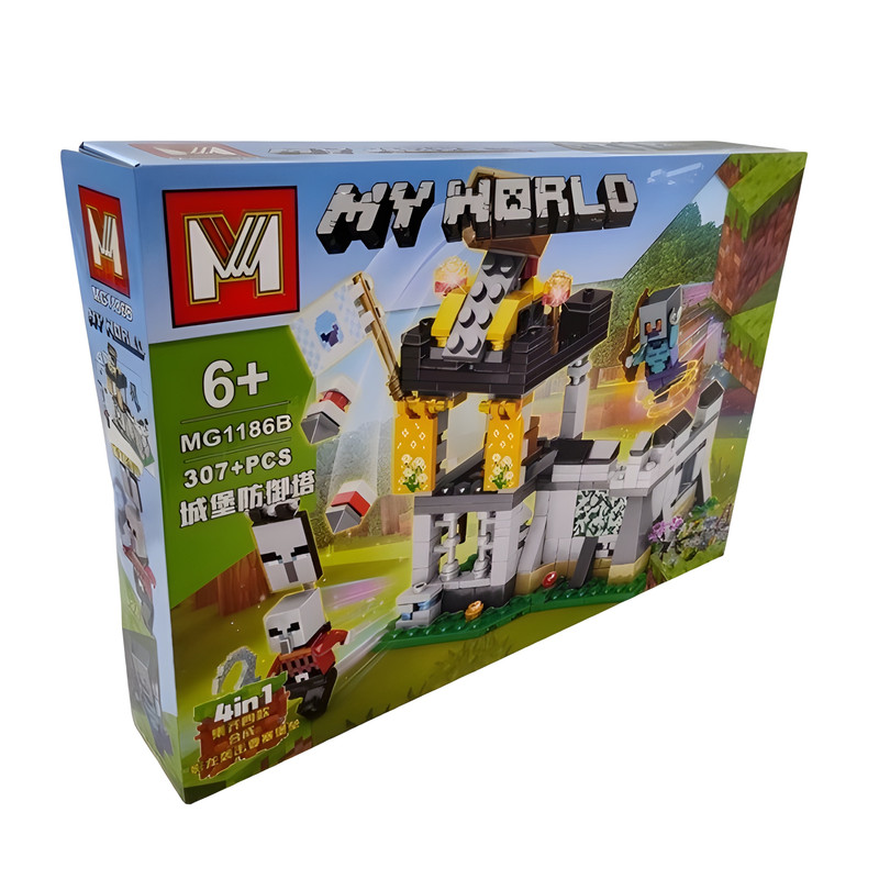 ساختنی 307 تکه مدل ماینکرافت کد MG1186B