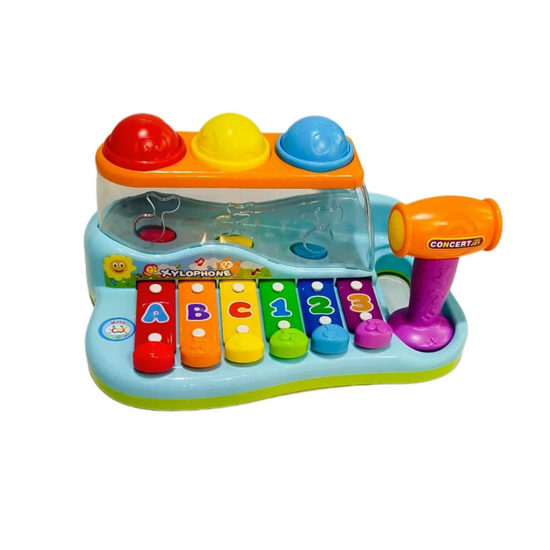 اسباب بازی هولا مدل بلز طرح توپ و چکش کد 856