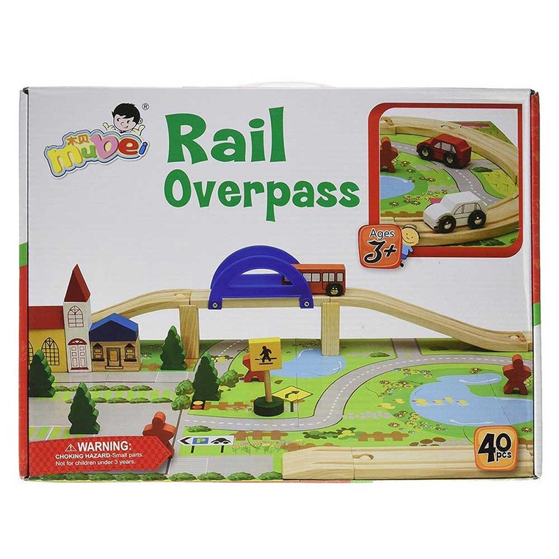 ساختنی سری Mubei Toys مدل Rail overpass