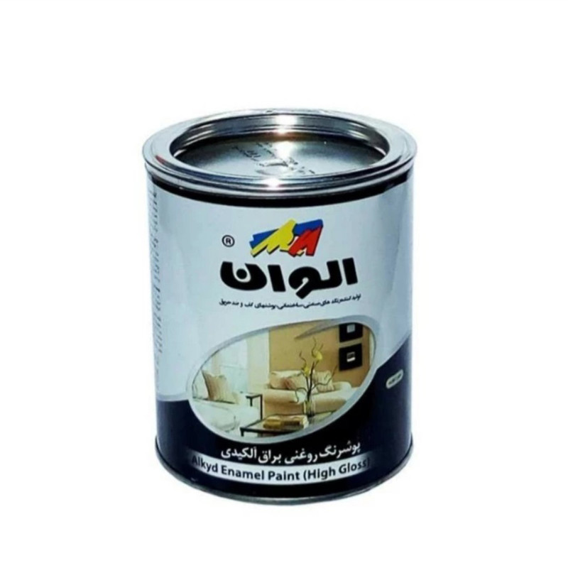 رنگ روغنی قهوه ای روشن الوان مدل 136 حجم 250 میلی لیتر