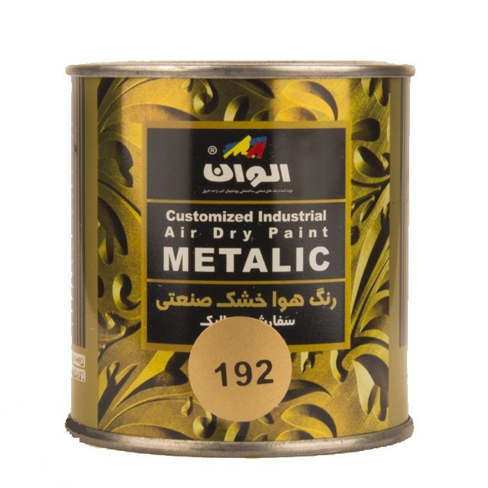 رنگ روغنی طلایی الوان کد 192 حجم 1000 میلی لیتر