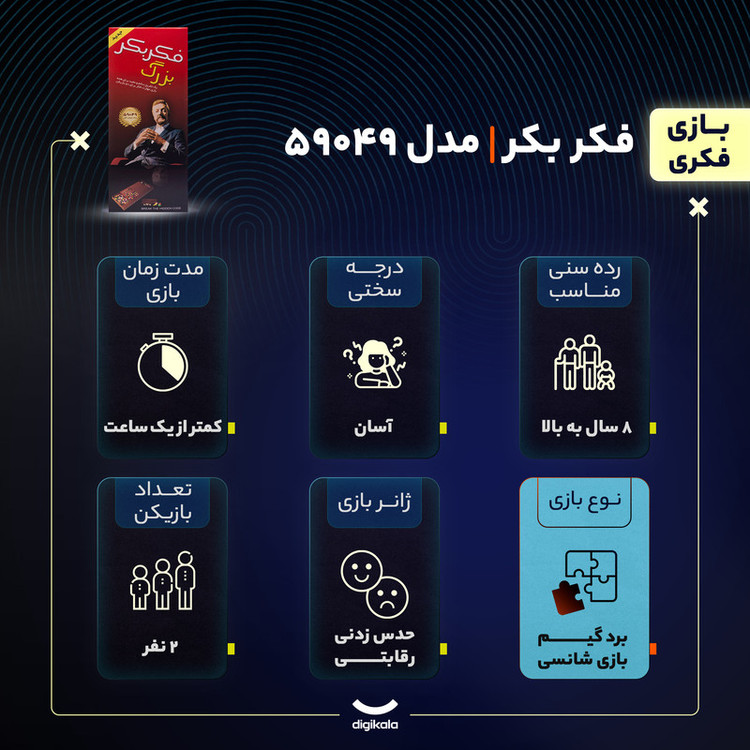 بازی فکری فکر بکر مدل 59049