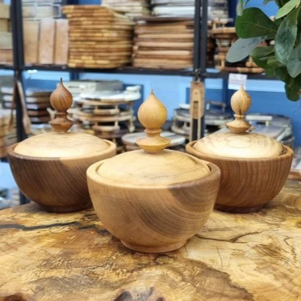 قندان چوبی گردو