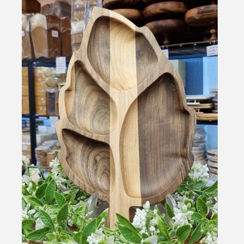 اردو چوبی برگ سه بعدی 4 خانه