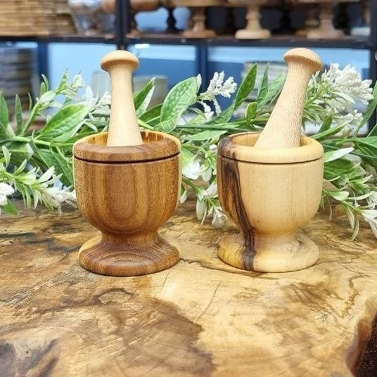 هاون کوچک چوبی