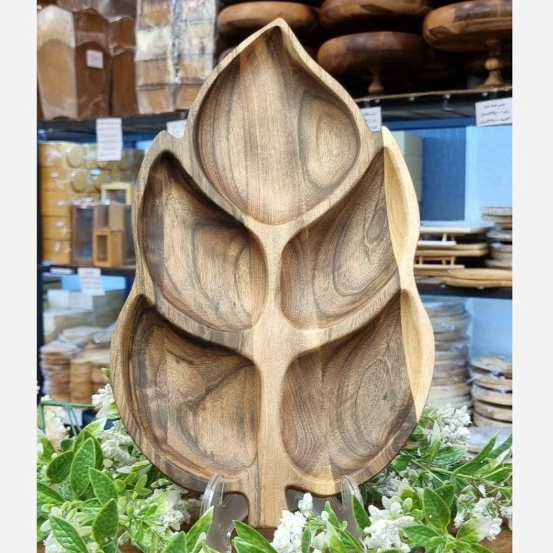 اردو چوبی برگ سه بعدی 5 خانه