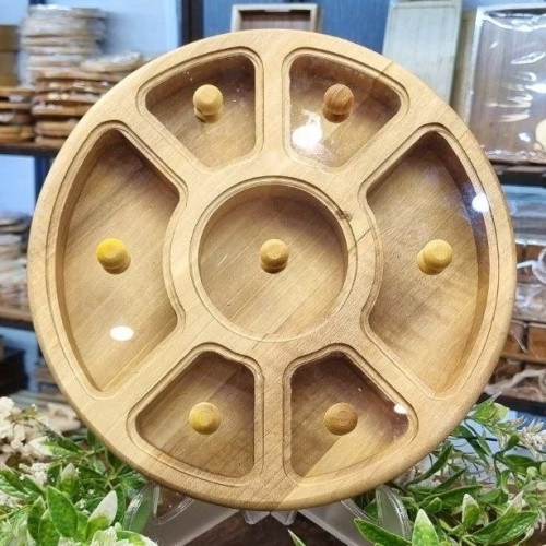 جعبه پذیرایی گرد هفت خانه