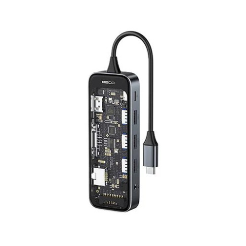 هاب 10 پورت USB-C رسی مدل RH22