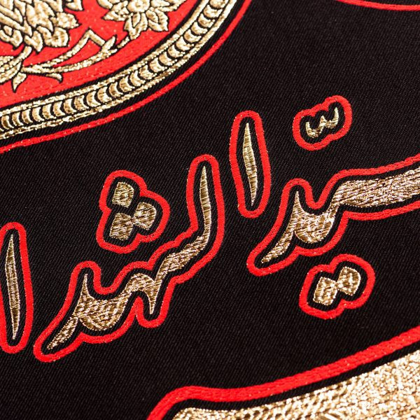 پرچم طرح لبیک یا حسین سیدالشهداء کد ۵۵