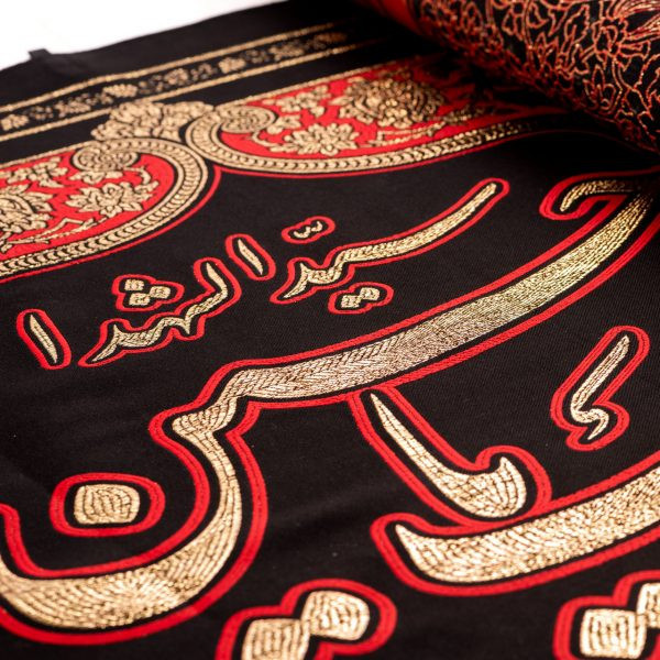 پرچم طرح لبیک یا حسین سیدالشهداء کد ۵۵