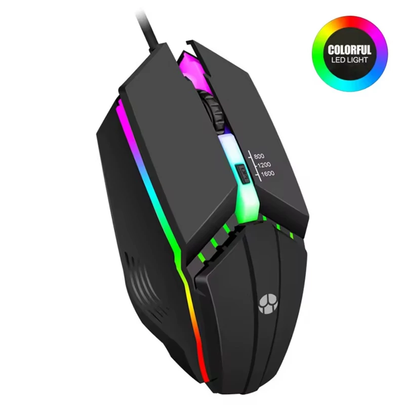 ماوس گیمینگ باسیم مدل X3،دارای نورپردازی RGB،دارای طراحی آرگونومیک و عملکردی سریع و روان (تخفیف ویژه)