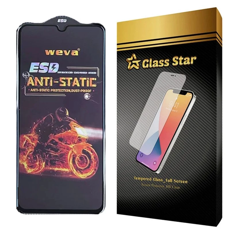 گلس ((محافظ صفحه نمایش)) آنتی استاتیک (Anti Static) مدل SUPER D مناسب برای Samsung Galaxy A10/A10s/M10/M10s/M20/M01s