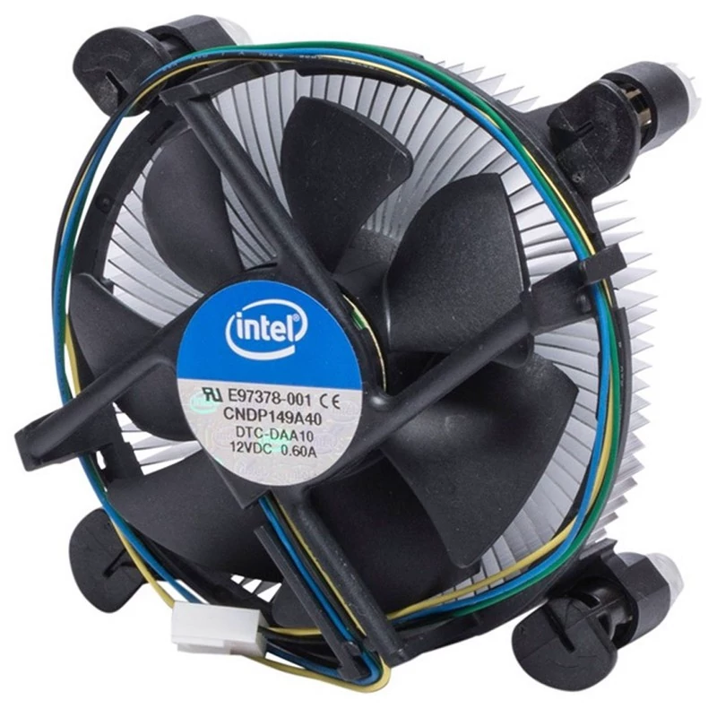 فن پردازنده کامپیوتر cpu اینتل مسی