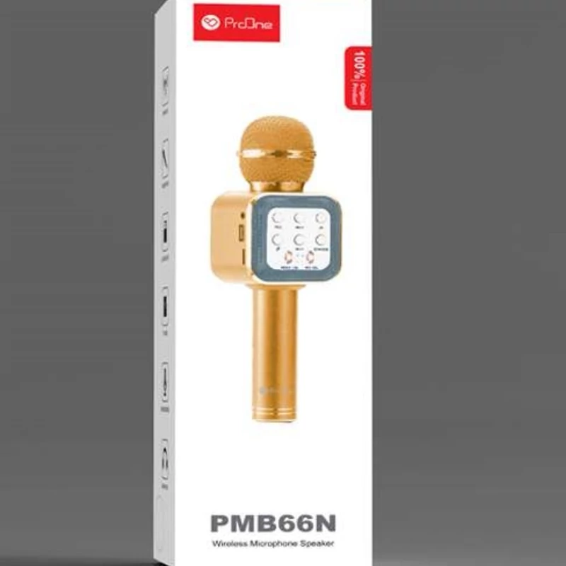 میکروفن اسپیکر بلوتوثی proone مدل PMB66N با کیفیت عالی