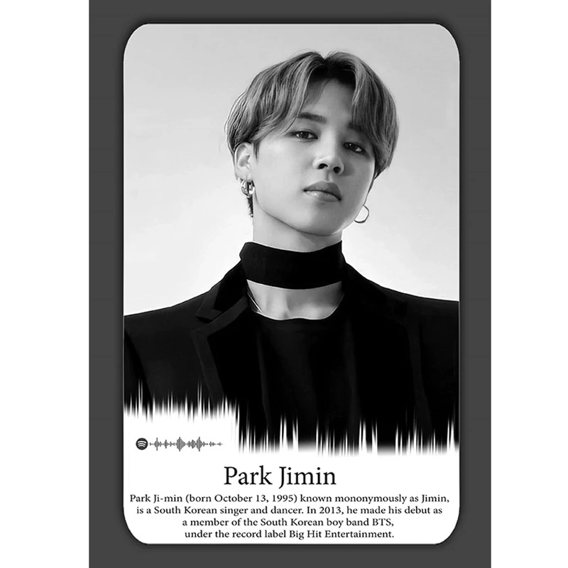 پوستر بایو برد مدل پارک جیمین jimin کد 64