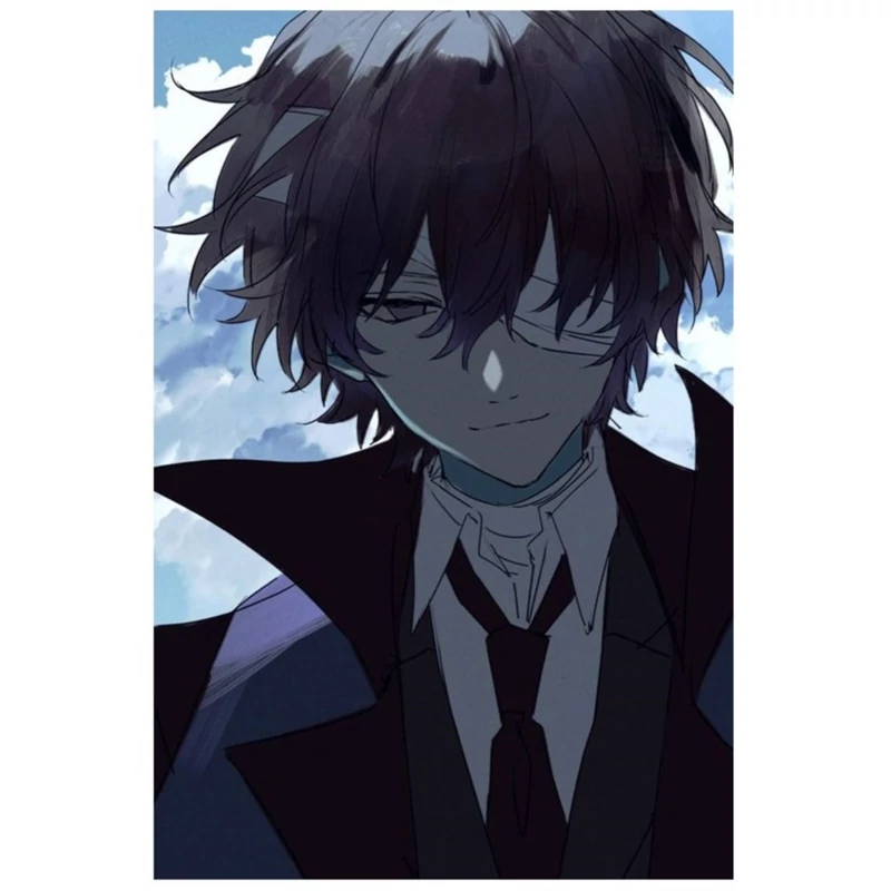 پوستر مدل انیمه سگ های ولگرد بانگو bungo stray dogs طرح دازای dazai کد 846