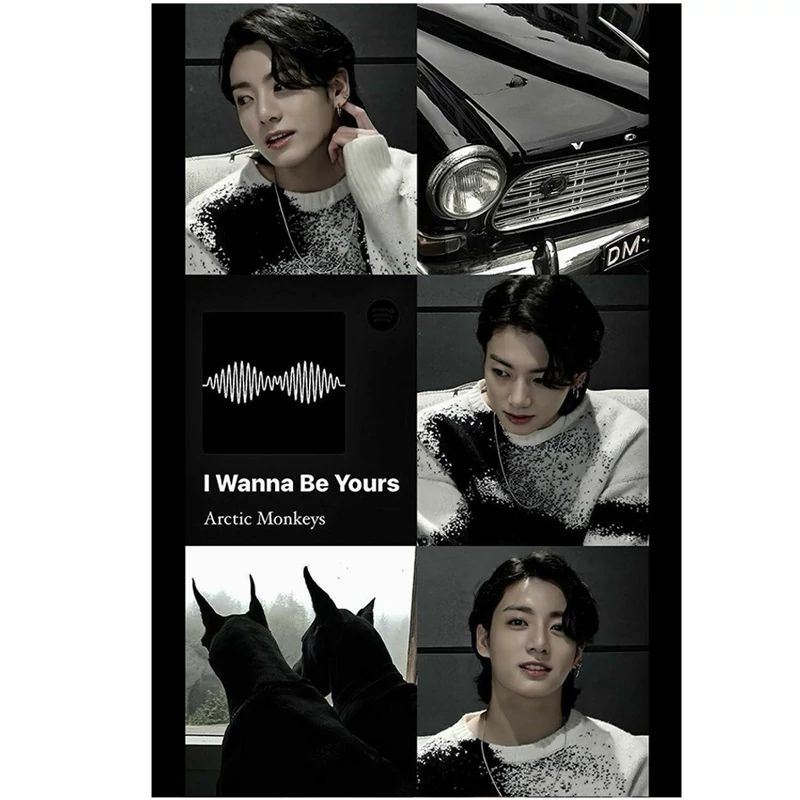 پوستر مدل پینترستی طرح جونگ کوک Jungkook کد 1002