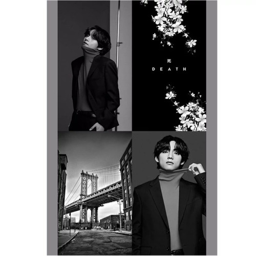 پوستر مدل پینترستی طرح Taehyung کد 1130