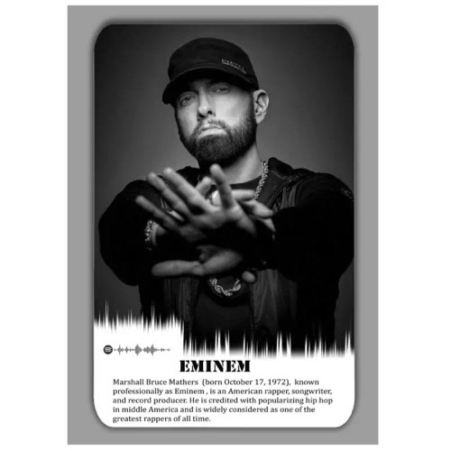 پوستر بایوبرد مدل امینم Eminem کد 583