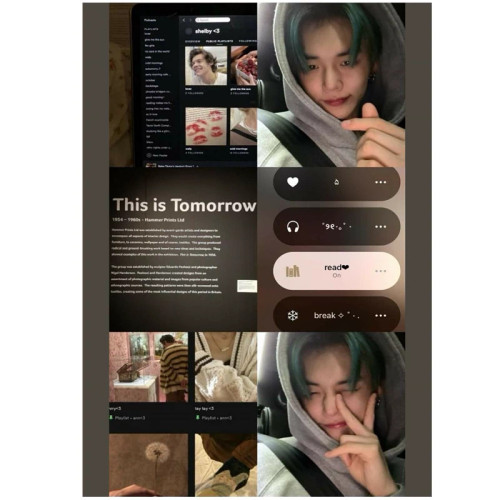 پوستر مدل پینترستی تی اکس تی TXT طرح یونجون Yeonjun کد 1287