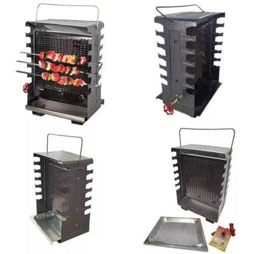 کباب پز (منقل گازی) 12 سیخ دو طرفه نوبل (پس کرایه)
