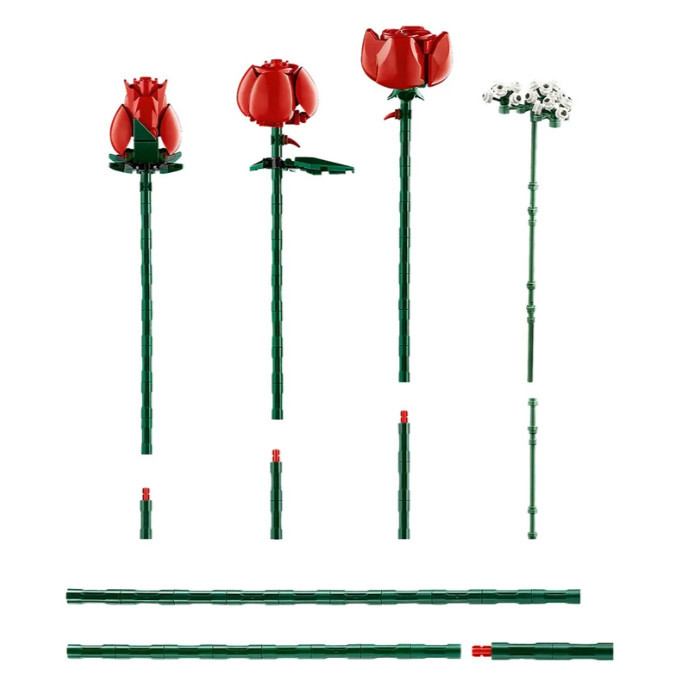 ساختنی 822 تکه مدل دسته گل رز طرح Bouquet of Rose کد 1328