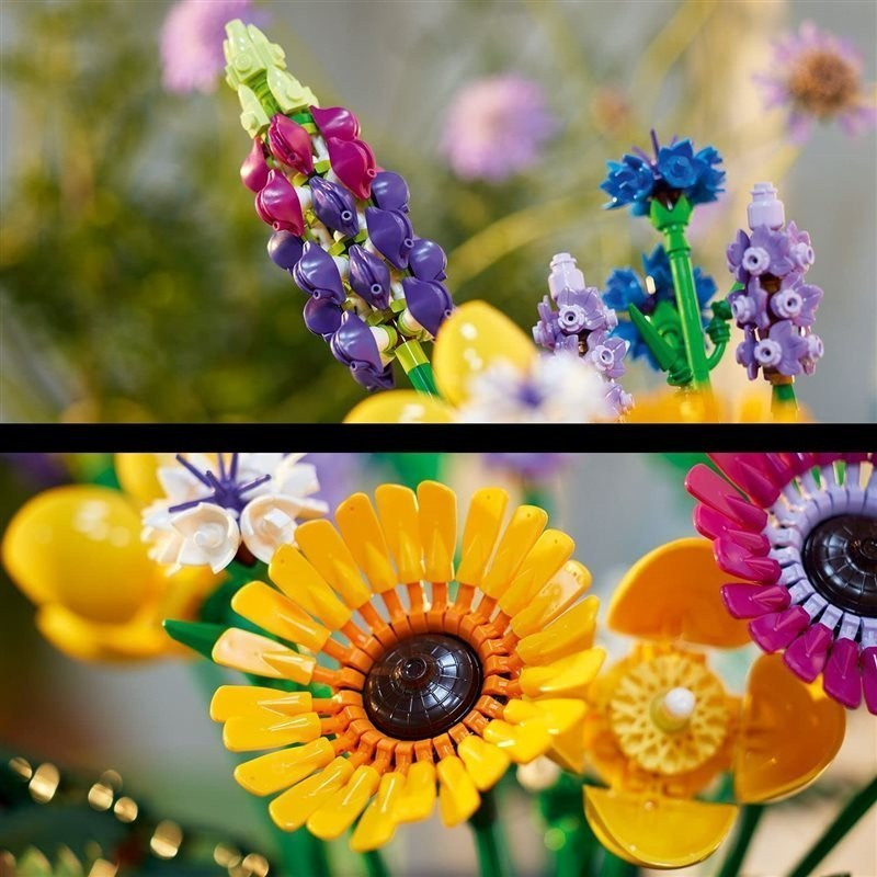 ساختنی 939 تکه مدل گل طرح Wildflower Bouquet کد 1333