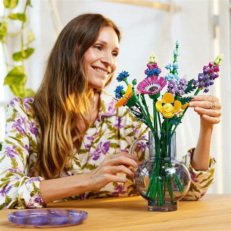 ساختنی 939 تکه مدل گل طرح Wildflower Bouquet کد 1333