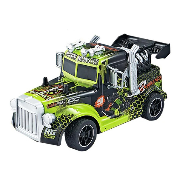 ماشین بازی کنترلی مدل کامیون دودزا طرح Monster کد RQ3020