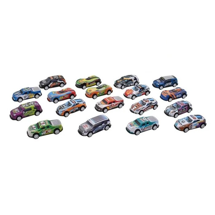 ست ماشین بازی مدل Alloy Car Series مجموعه 18 عددی