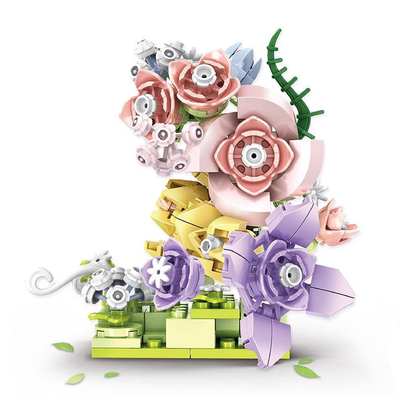 ساختنی 161 تکه ووما طرح Blocks Flower Series کد C20003