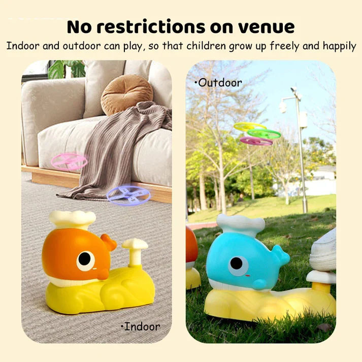 اسباب بازی مدل پرتاپ دیسک طرح نهنگ کد 9965A
