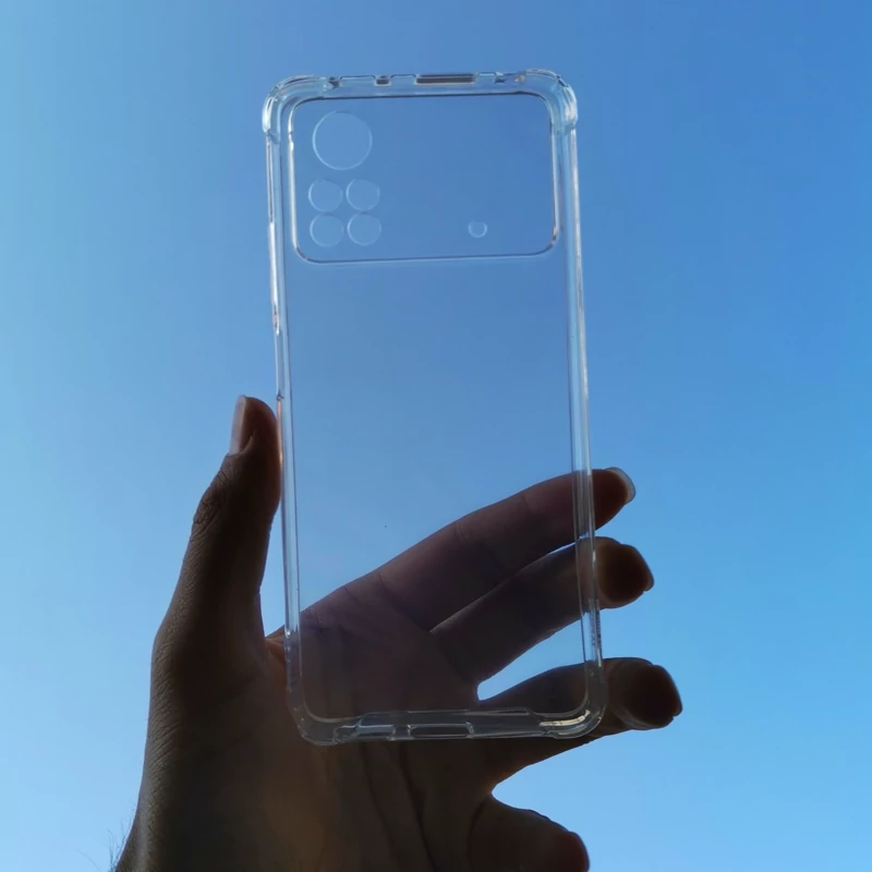 قاب ژله ای شفاف محافظ دوربین دار گوشی شیائومی Poco x4 pro