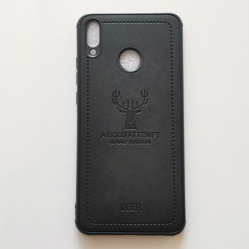 قاب ژله ای طرح پارچه ای درجه یک DEER مشکی گوشی هوآوی Honor 8x یا آنر 8x