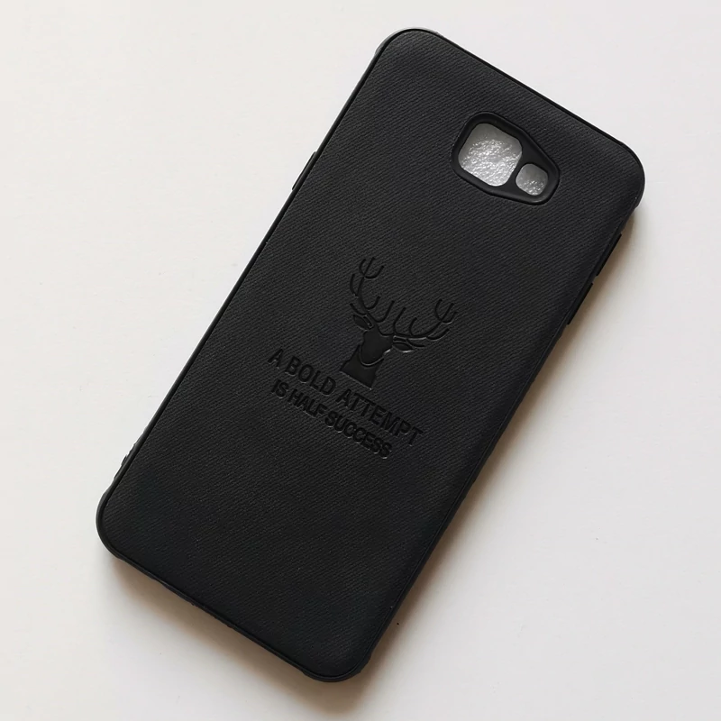 قاب طرح پارچه ای ژله ای Deer مشکی گوشی سامسونگ J5 prime